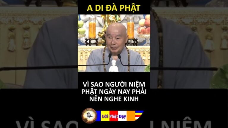 VÌ SAO NGƯỜI NIỆM PHẬT NGÀY NAY PHẢI NÊN NGHE KINH? Pháp Sư Tịnh Không | Phật Pháp Nhiệm Màu