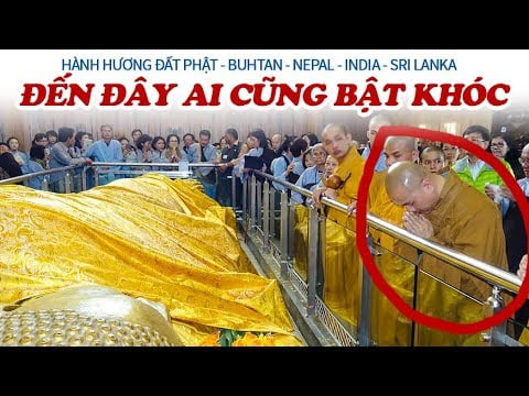 Thầy Pháp Hòa RỚT NƯỚC MẮT tại nơi Đức Phật NHẬP NIẾT BÀN (quá xúc động)