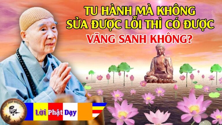 Tu hành mà không sửa được lỗi thì có thể vãng sanh không?