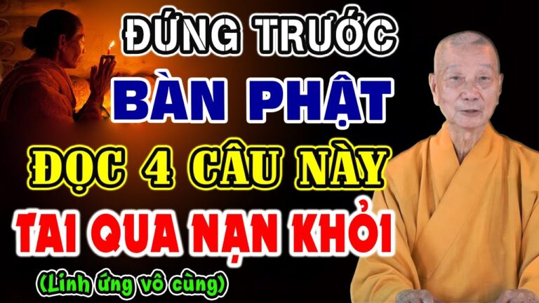 Đứng Trước Phật Đọc 4 Câu Này Cuộc Sống Bình An, May Mắn Đến Ào Ào – HT. Thích Trí Quảng