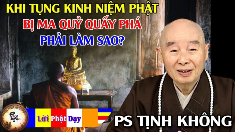 Khi tụng Kinh niệm Phật bị Ma Quỷ đến phá, phải làm thế nào? HT Tịnh Không | Phật Pháp Nhiệm Màu