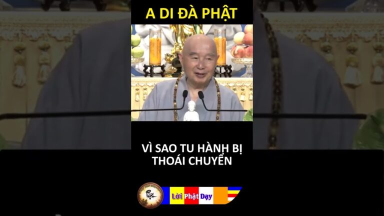 VÌ SAO TU HÀNH BỊ THOÁI CHUYỂN – Pháp Sư Tịnh Không