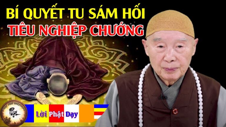 Bí quyết tu sám hối tiêu nghiệp chướng