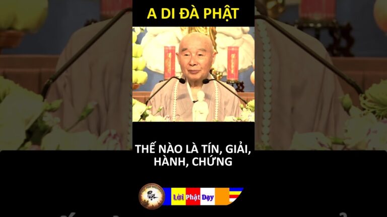 THẾ NÀO LÀ TÍN, GIẢI, HÀNH, CHỨNG?