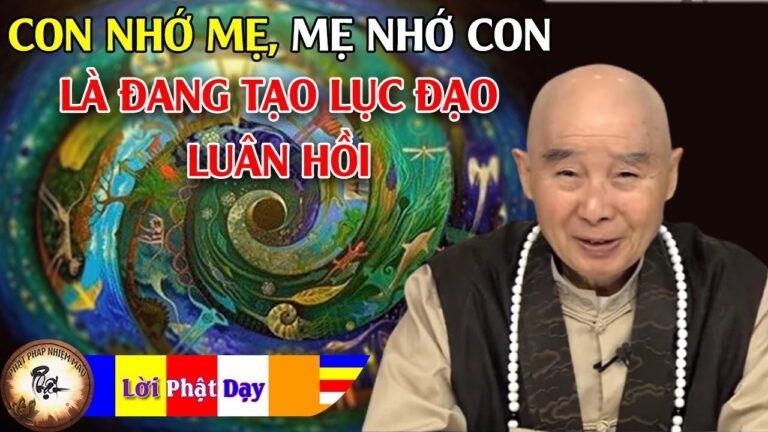 Con nhớ mẹ, mẹ nhớ con là đang tạo lục đạo luân hồi