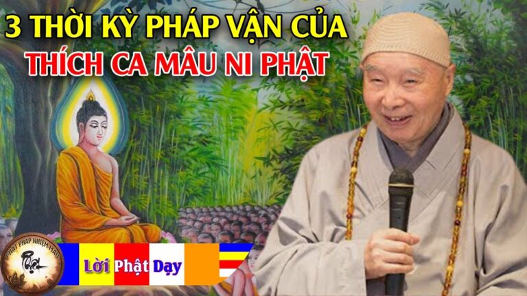 3 Thời kỳ pháp vận của Thích Ca Mâu Ni Phật