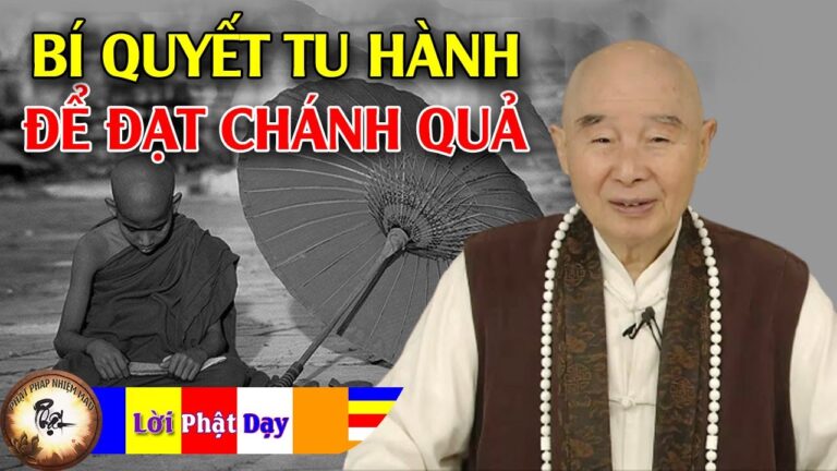 Bí quyết tu hành để đạt chánh quả