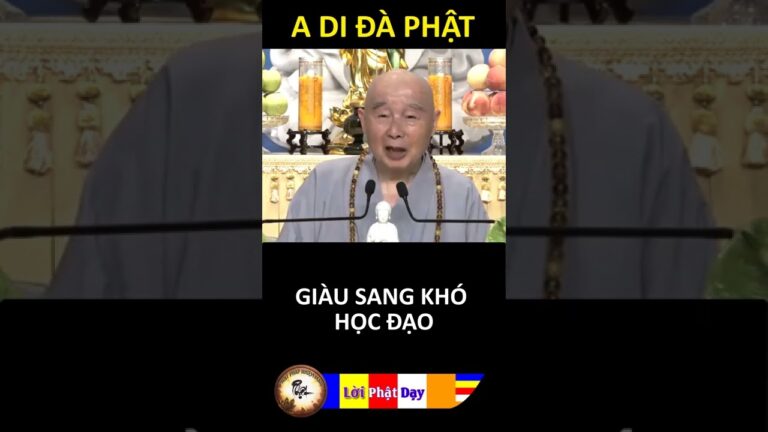 GIÀU SANG KHÓ HỌC ĐẠO… Pháp Sư Tịnh Không | Phật Pháp Nhiệm Màu