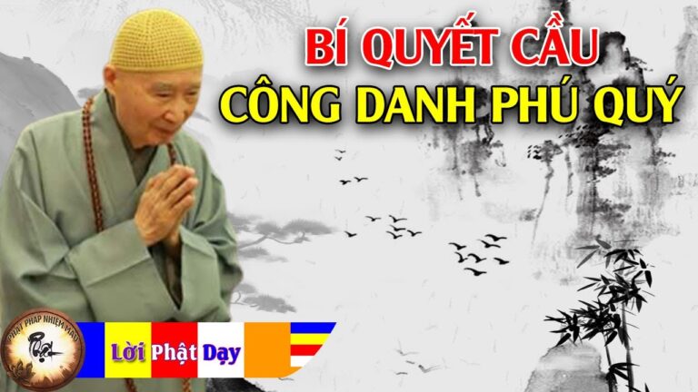 Bí Quyết Cầu Công Danh Phú Quý