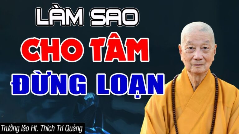 LÀM SAO CHO TÂM ĐỪNG LOẠN – HT. Thích Trí Quảng