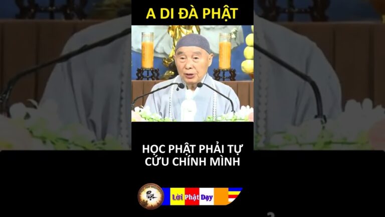 HỌC PHẬT PHẢI TỰ CỨU CHÍNH MÌNH – Pháp Sư Tịnh Không #shorts