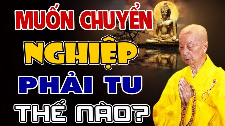 Muốn CHUYỂN NGHIỆP Phải Tu Như Thế Nào? Ai Cũng Nên Nghe Dù Chỉ 1 Lần – HT. Thích Trí Quảng