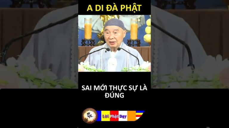 SAI MỚI THỰC SỰ LÀ ĐÚNG – Pháp Sư Tịnh Không #shorts