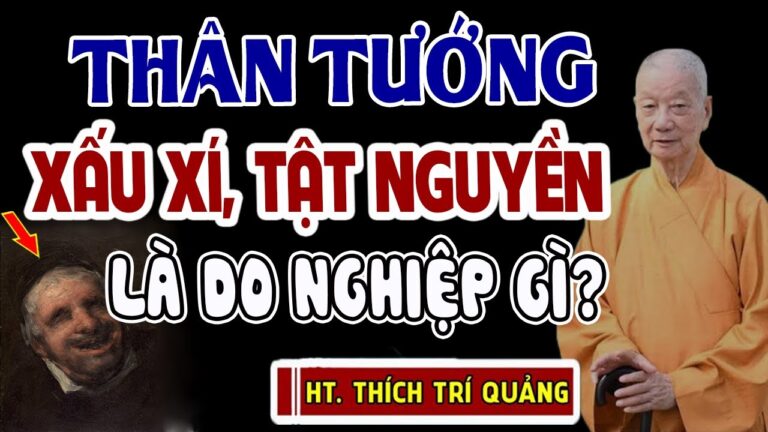 Đời Nay Xấu Xí Tật Nguyền Là Do Nghiệp Gì, Xinh Đẹp Là Do Đâu? – HT THÍCH TRÍ QUẢNG