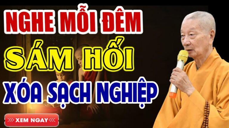 Mỗi Đêm Nghe Thầy Dặn “Cách Để Xám Hối Tiêu Trừ Nghiệp Chướng Khổ Đau” – HT. THÍCH TRÍ QUẢNG