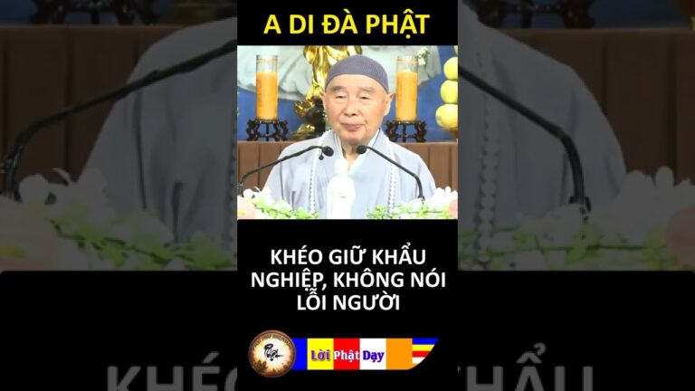 KHÉO GIỮ KHẨU NGHIỆP, KHÔNG NÓI LỖI NGƯỜI – Pháp Sư Tịnh Không | Phật Pháp Nhiệm Màu