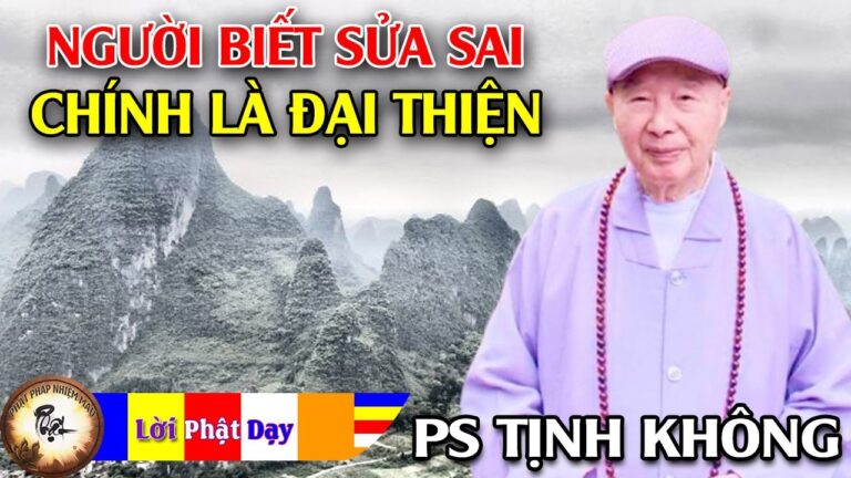 Người biết sửa sai chính là đại Thiện