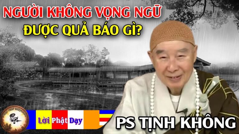 Người không vọng ngữ được quả báo gì?