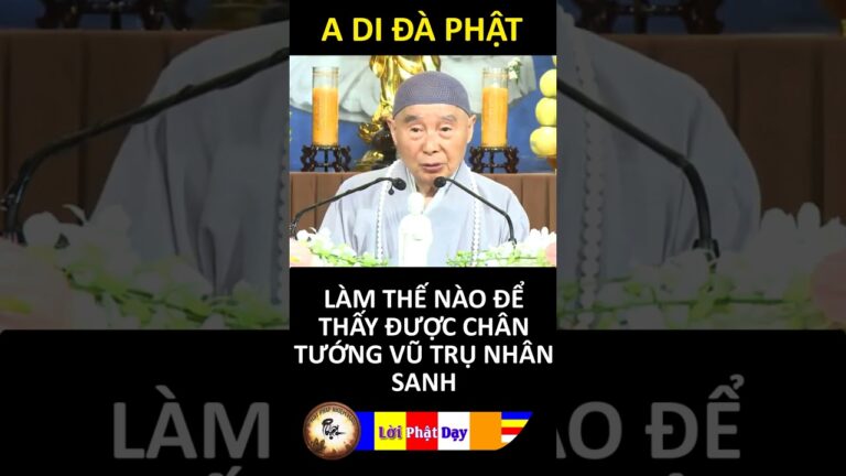 LÀM THẾ NÀO ĐỂ THẤY ĐƯỢC CHÂN TƯỚNG VŨ TRỤ NHÂN SANH – Pháp Sư Tịnh Không | Phật Pháp Nhiệm Màu