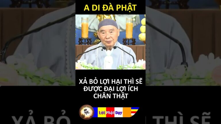 XẢ BỎ LỢI HẠI THÌ SẼ ĐƯỢC ĐẠI LỢI ÍCH CHÂN THẬT – Pháp Sư Tịnh Không | Phật Pháp Nhiệm Màu