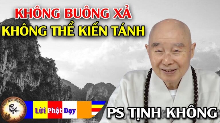 Không buông xả không thể kiến tánh