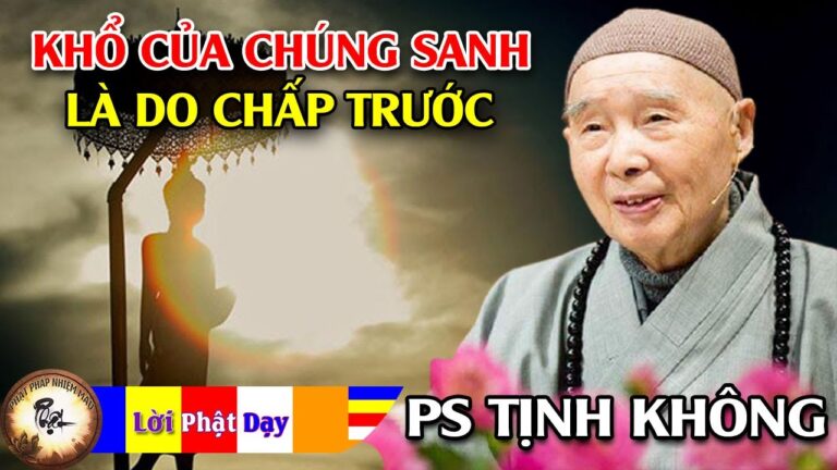 Khổ của chúng sanh là do chấp trước