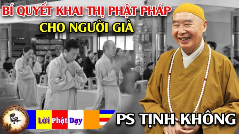 Bí quyết khai thị Phật pháp cho người già