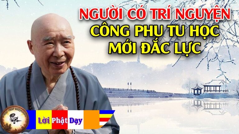 Người có trí nguyện công phu tu học mới đắc lực