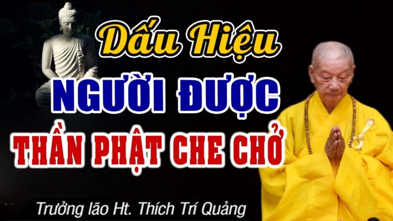 Dấu Hiệu Người Được Thần Phật Che Chở (Đừng bỏ qua) – HT. Thích Trí Quảng