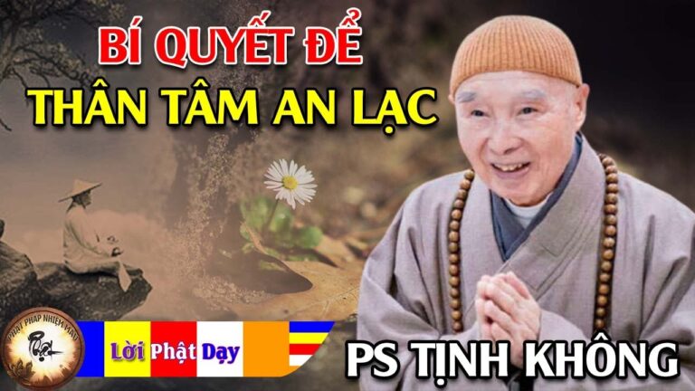 Bí Quyết Để Thân Tâm An Lạc – Tứ Như Ý Túc | Pháp Sư Tịnh Không | Phật Pháp Nhiệm Màu