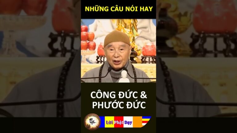 CÔNG ĐỨC và PHƯỚC ĐỨC – Pháp Sư Tịnh Không | Phật Pháp Nhiệm Màu