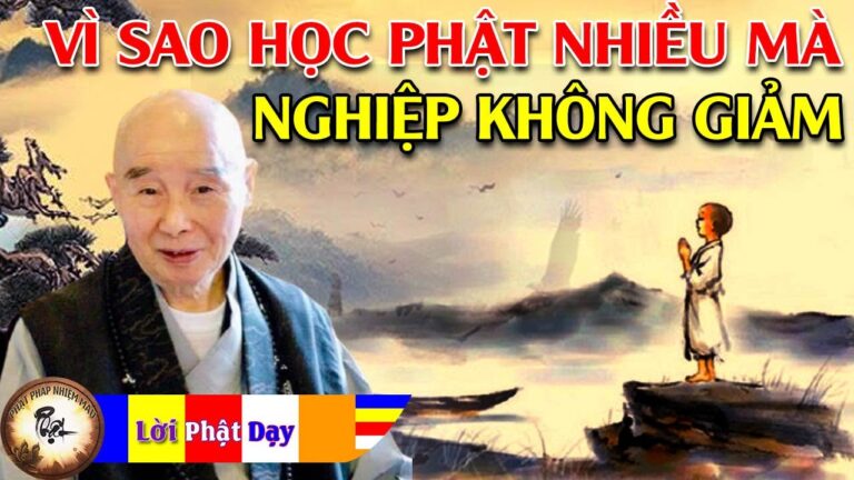 Vì sao học Phật nhiều năm nhưng Nghiệp lực vẫn không chuyển? HT Tịnh Không | Phật Pháp Nhiệm Màu