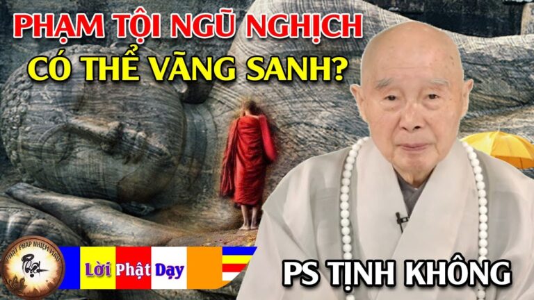 Tội NGŨ NGHỊCH là gì, phạm tội này có thể Vãng Sanh không? Pháp Sư Tịnh Không | Phật Pháp Nhiệm Màu