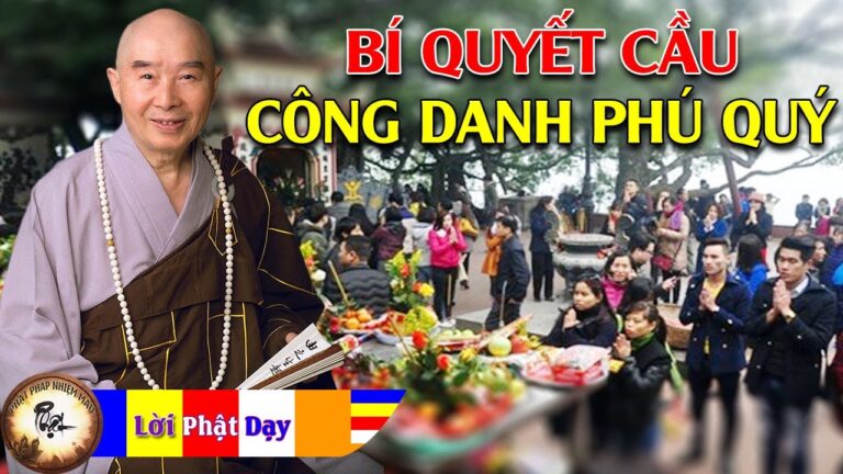 Bí quyết cầu Công Danh Phú Quý? Pháp Sư Tịnh Không | Phật Pháp Nhiệm Màu