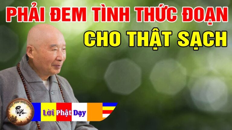 PHẢI ĐEM TÌNH THỨC ĐOẠN CHO THẬT SẠCH SẼ – Pháp Sư Tịnh Không | Phật Pháp Nhiệm Màu