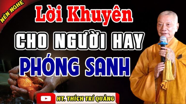 Lời khuyên cho người hay PHÓNG SANH – PHÓNG SANH thế nào để nhận được PHƯỚC BÁU thực sự?