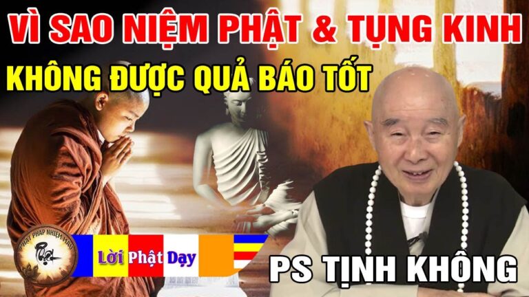 Vì sao tụng Kinh và niệm Quan Âm Bồ Tát nhưng không được quả báo tốt? Pháp Sư Tịnh Không giải đáp