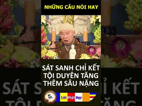 SÁT SANH CHỈ KẾT TỘI DUYÊN TĂNG THÊM SÂU NẶNG – Pháp Sư Tịnh Không | Phật Pháp Nhiệm Màu