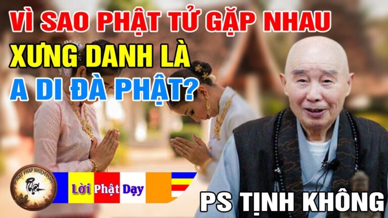 Vì sao Phật tử gặp nhau thường nói A Di Đà Phật? Pháp Sư Tịnh Không | Phật Pháp Nhiệm Màu