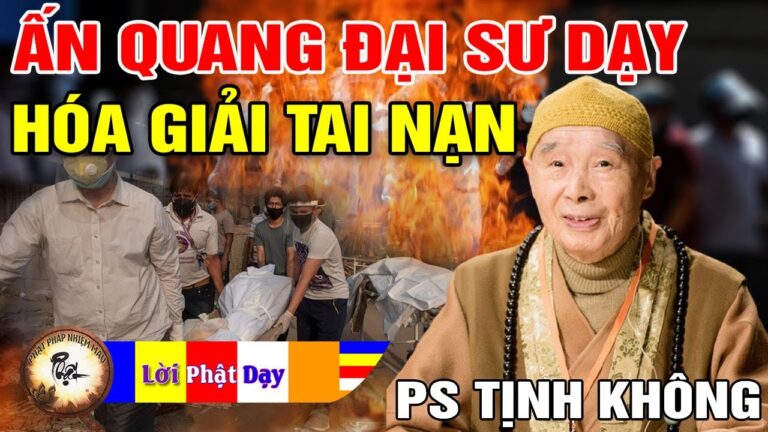 Phương pháp Hóa giải Tai nạn Thế giới của Ấn Quang Đại Sư – Pháp Sư Tịnh Không thuyết giảng