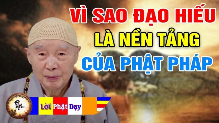 Vì sao Hiếu Đạo Là Nền Tảng Của Phật Pháp? Pháp Sư Tịnh Không | Phật Pháp Nhiệm Màu