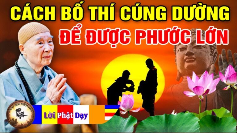 Phật dạy Bố Thí Cúng Dường để được Phước Báu Lớn Nhất – Pháp Sư Tịnh Không | Phật Pháp Nhiệm Màu