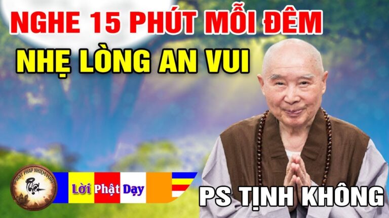 Đêm Khó Ngủ Nghe Lời Phật Dạy Nhẹ Lòng An Nhiên Tự Tại – Pháp Sư Tịnh Không | Phật Pháp Nhiệm Màu