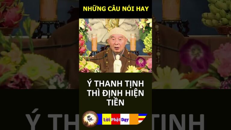 Ý THANH TỊNH THÌ ĐỊNH HIỆN TIỀN – Pháp Sư Tịnh Không | Phật Pháp Nhiệm Màu