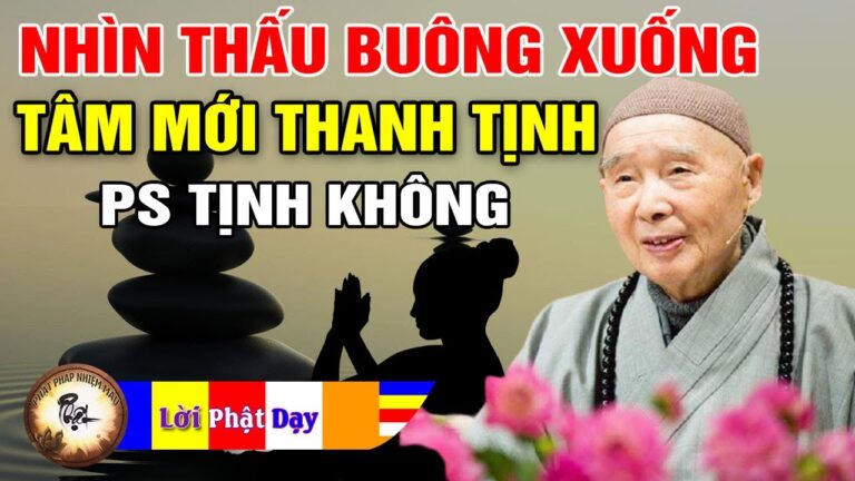 Phật Dạy Nhìn Thấu Buông Xuống Tâm Mới Thanh Tịnh Khai Mở Trí Tuệ – Pháp Sư Tịnh Không | PPNM