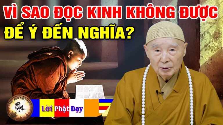 Vì sao đọc Kinh không được để ý đến NGHĨA? Pháp Sư Tịnh Không | Phật Pháp Nhiệm Màu