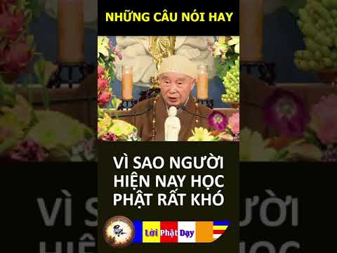 VÌ SAO NGƯỜI HIỆN NAY HỌC PHẬT RẤT KHÓ – Pháp Sư Tịnh Không | Phật Pháp Nhiệm Màu