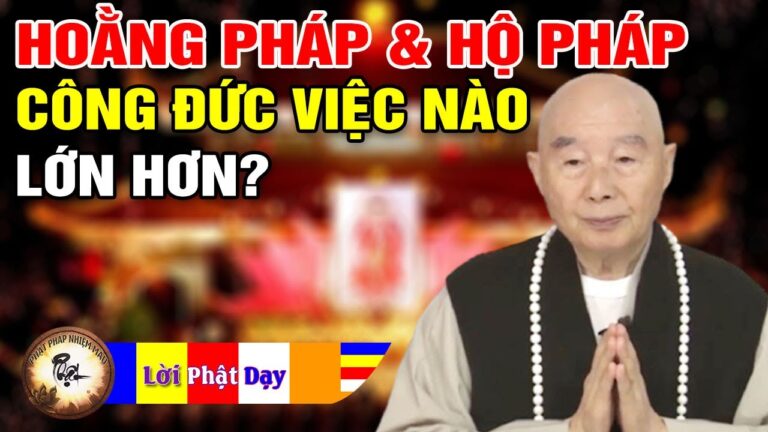 Hoằng Pháp và Hộ Pháp công đức việc nào lớn hơn? Pháp Sư Tịnh Không | Phật Pháp Nhiệm Màu