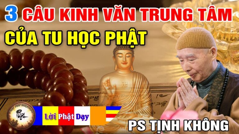 3 Câu Kinh Văn Trung Tâm Của Tất Cả Tu Học Phật Pháp – Pháp Sư Tịnh Không | Phật Pháp Nhiệm Màu