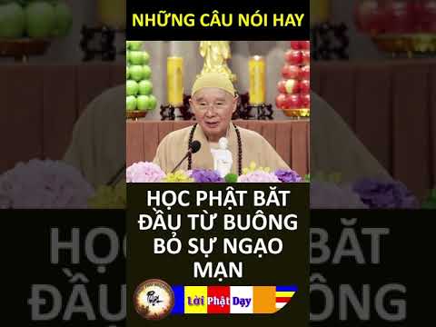 HỌC PHẬT BẮT ĐẦU TỪ BUÔNG BỎ SỰ NGẠO MẠN – Pháp Sư Tịnh Không | Phật Pháp Nhiệm Màu